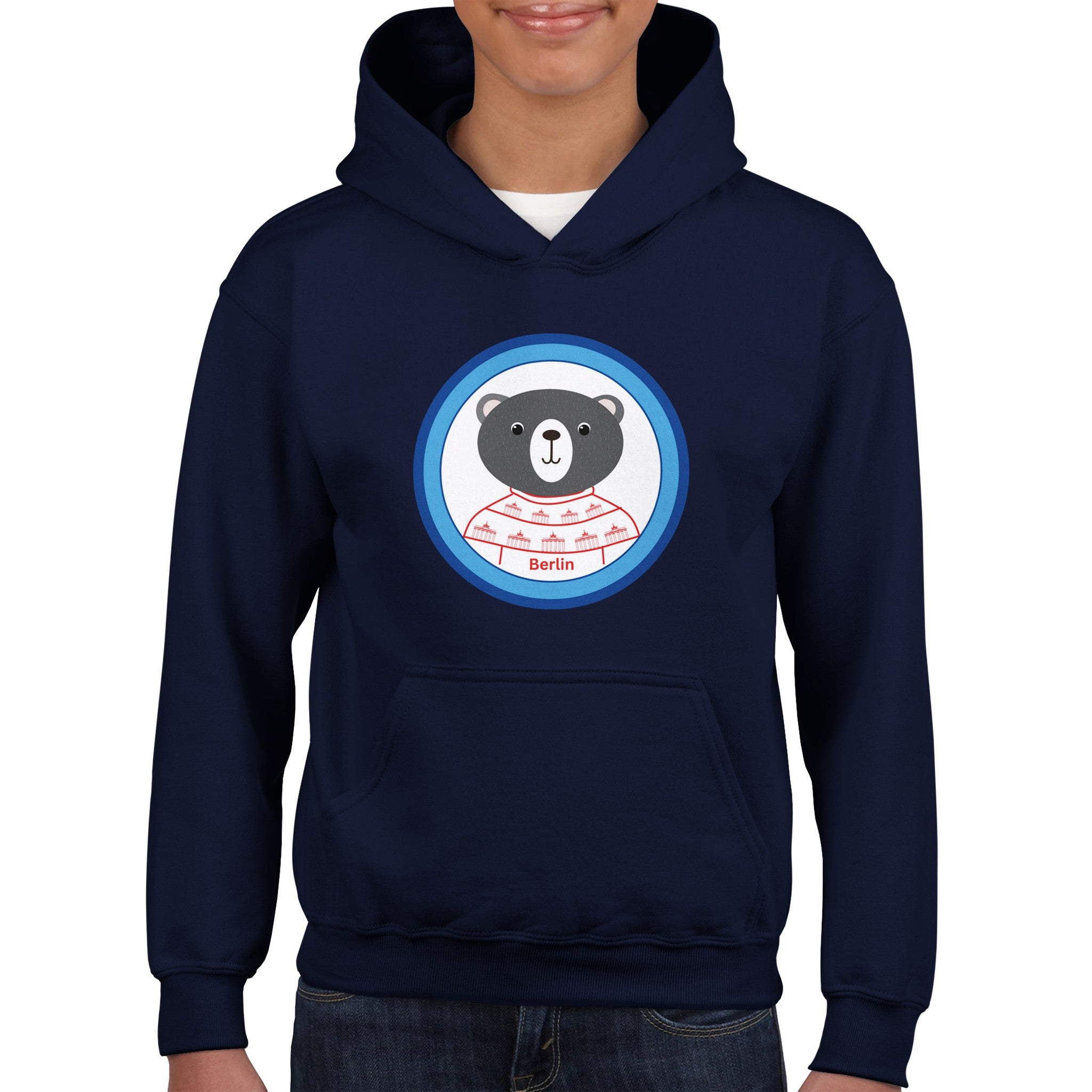 Berlin Kleiner Bär Klassischer Kinder-Hoodie