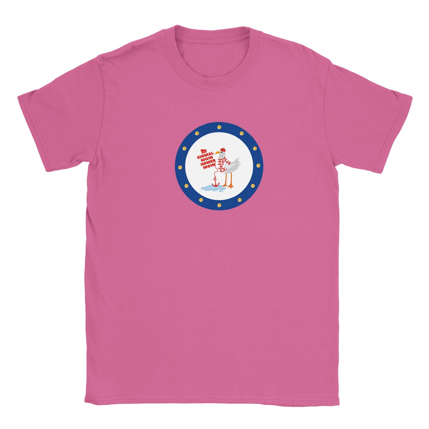 Klassisches Kinder-T-Shirt mit Rundhalsausschnitt