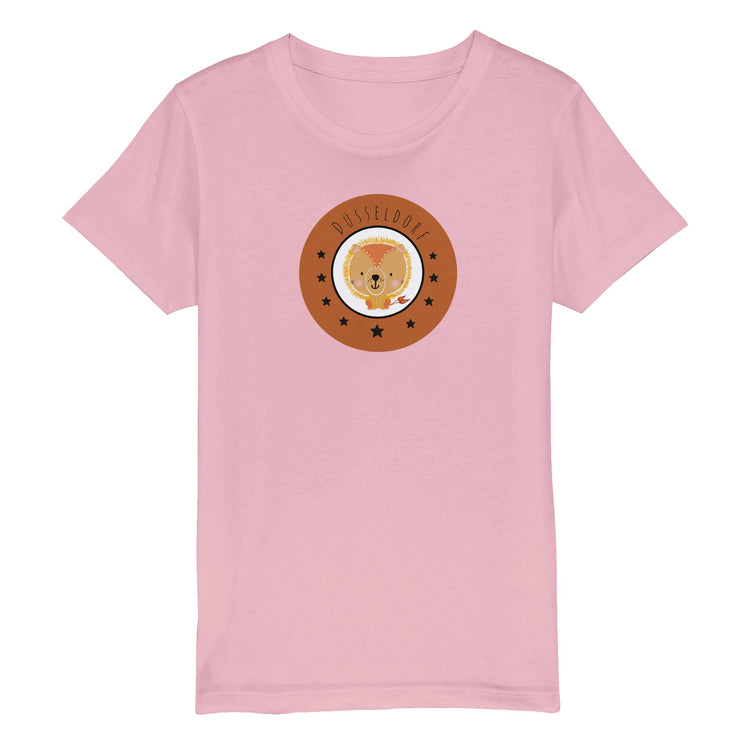 Düsseldorf Kleiner Löwe - Bio Kinder-T-Shirt mit Rundhalsausschnitt