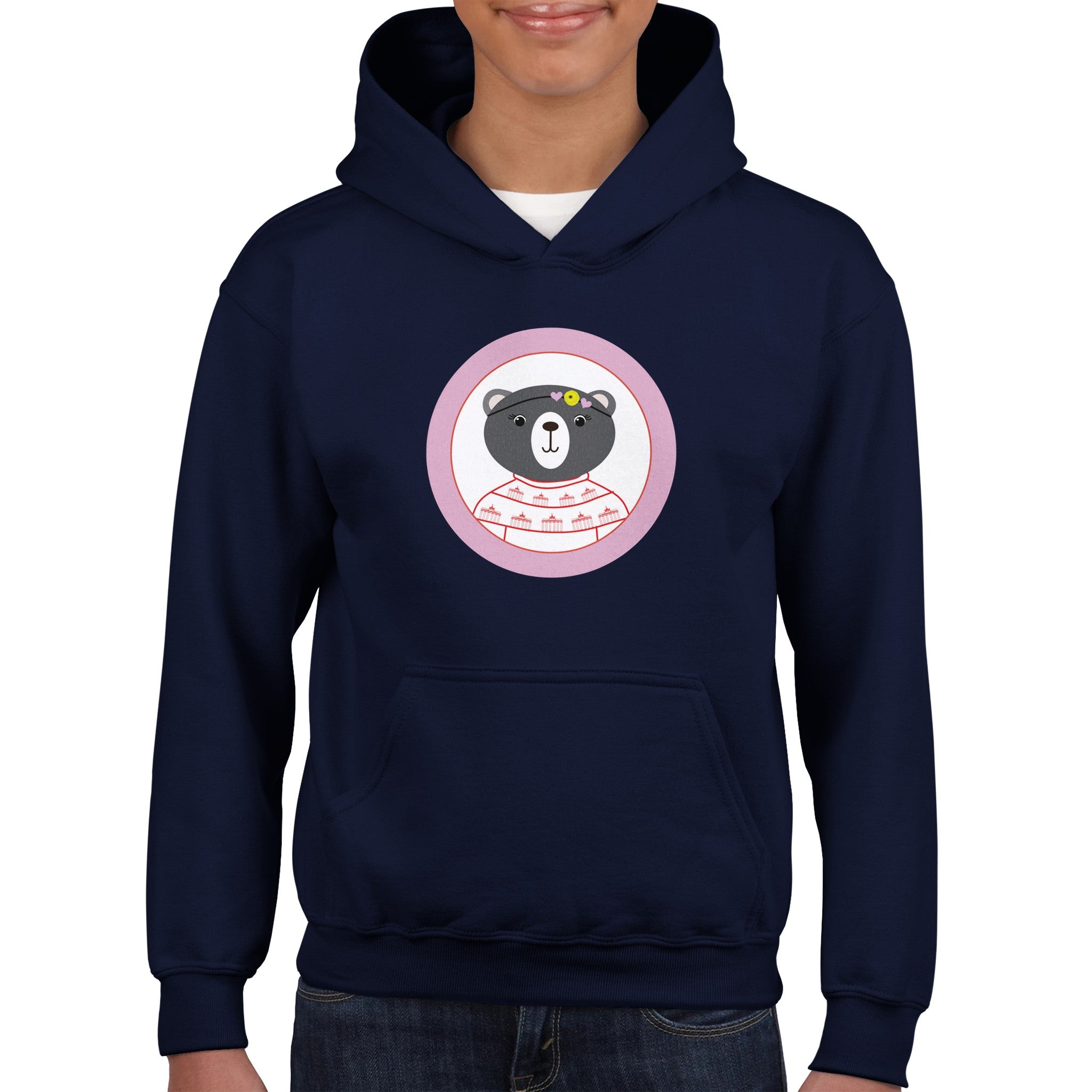 Berlin Kleine Bärin Klassischer Kinder-Hoodie