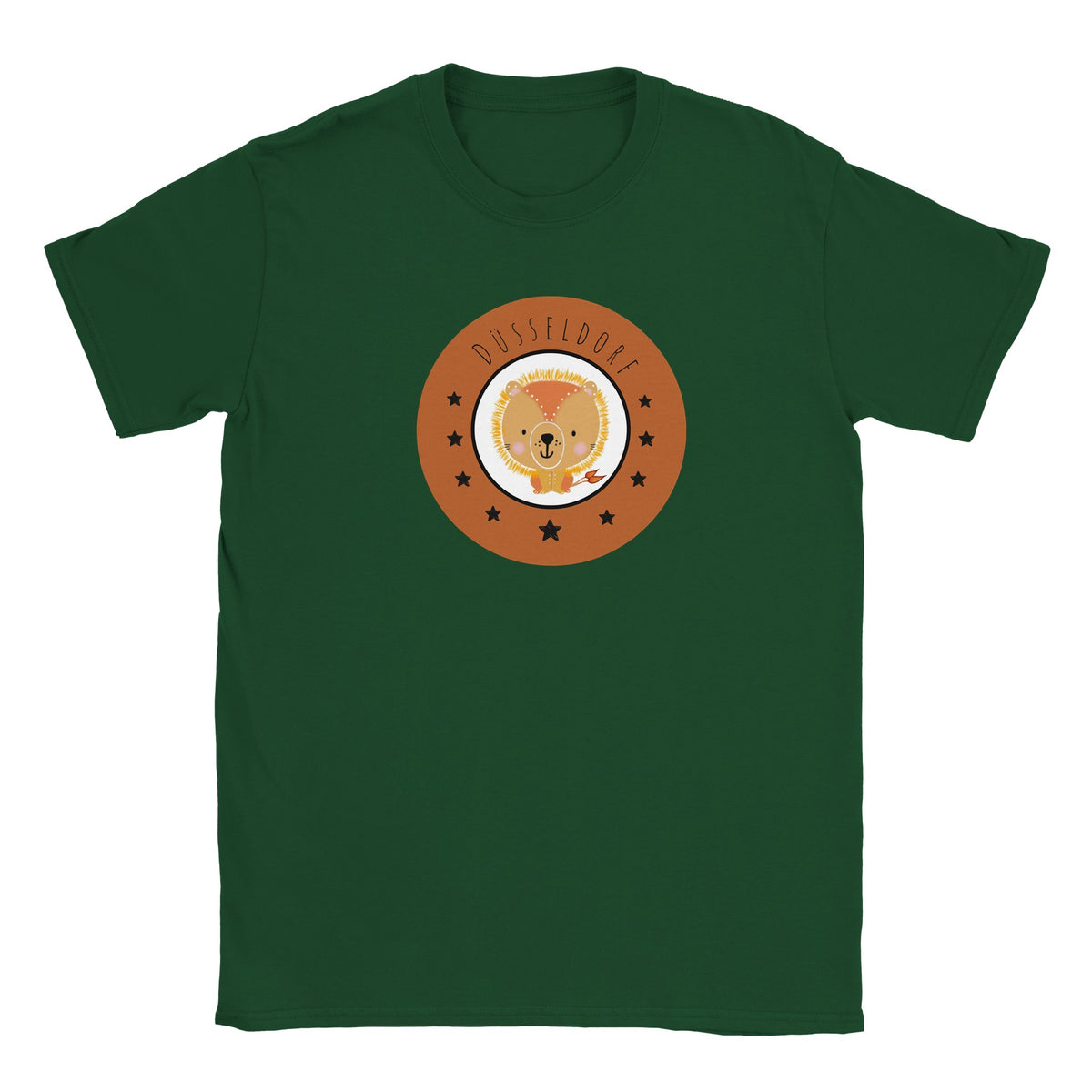 Düsseldorf Kleiner Löwe - Klassisches Kinder-T-Shirt mit Rundhalsausschnitt