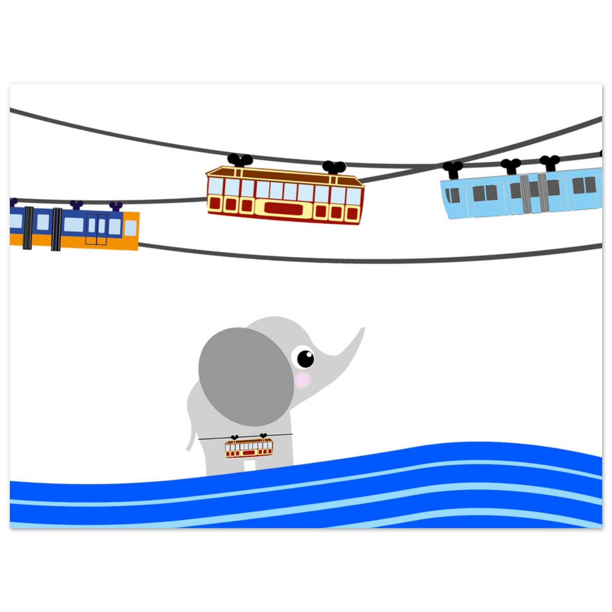 Tasse Tuffi - 3 x GenerationPremium Poster auf mattem