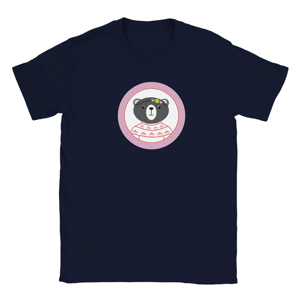 Berlin Kleine Bärin Klassisches Kinder-T-Shirt mit Rundhalsausschnitt